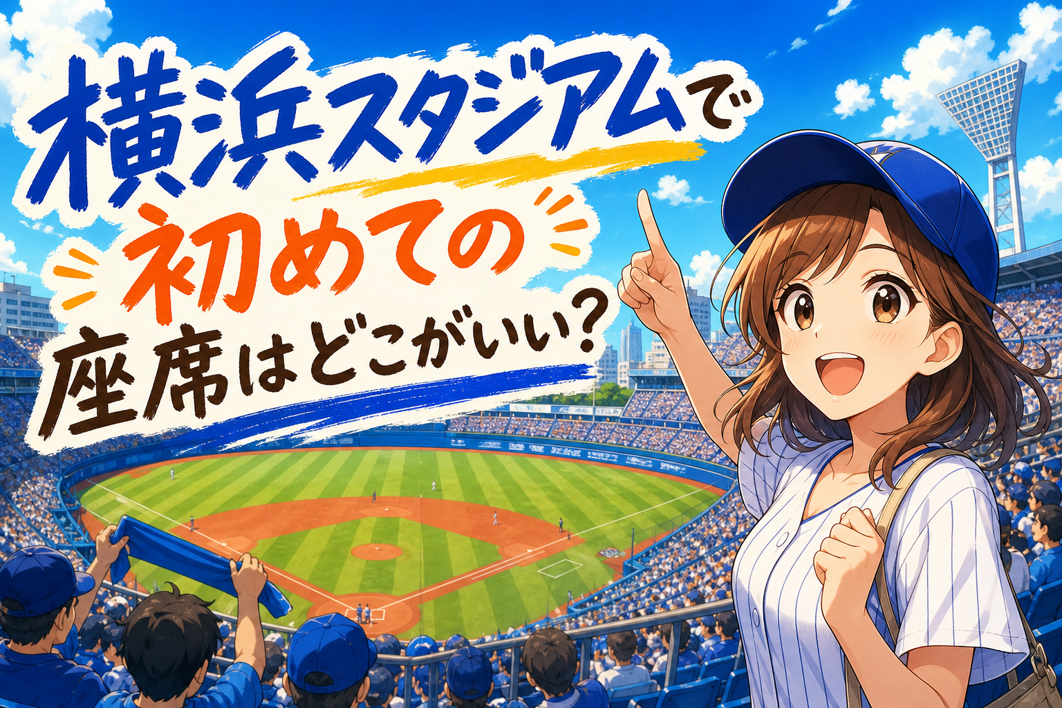 横浜スタジアムで初めての座席はどこがいい？