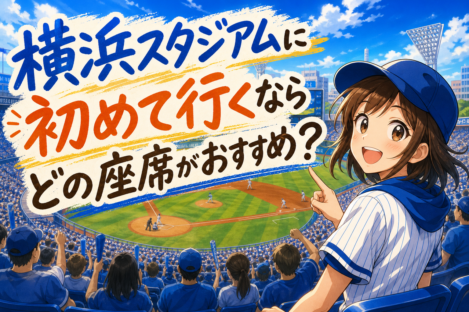横浜スタジアムに初めて行くならどの座席がおすすめ？