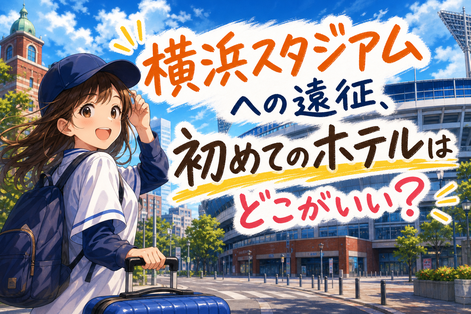横浜スタジアムへの遠征、初めてのホテルはどこがいい？