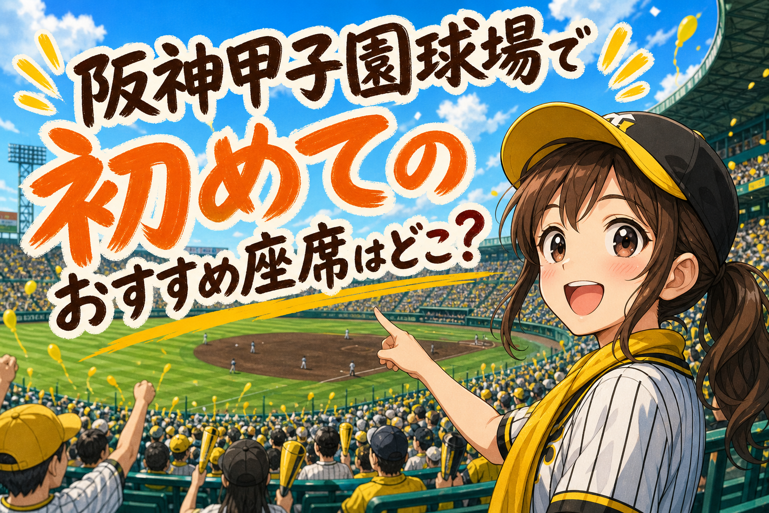 阪神甲子園球場で初めてのおすすめ座席はどこ?