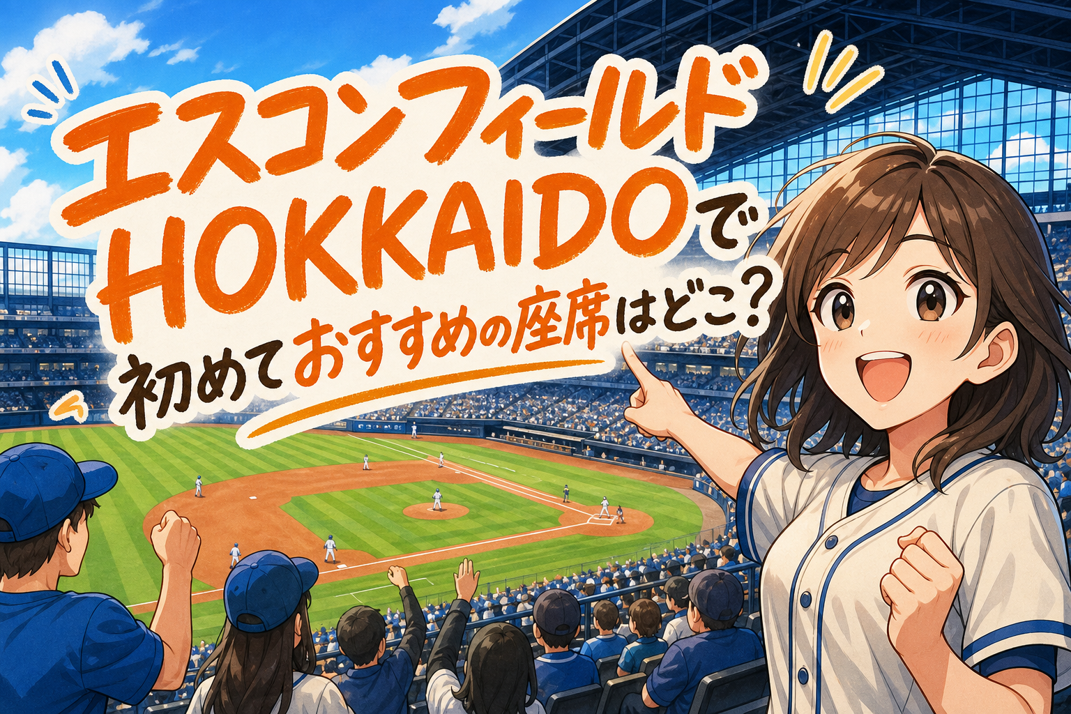 エスコンフィールドHOKKAIDOで初めておすすめの座席はどこ?