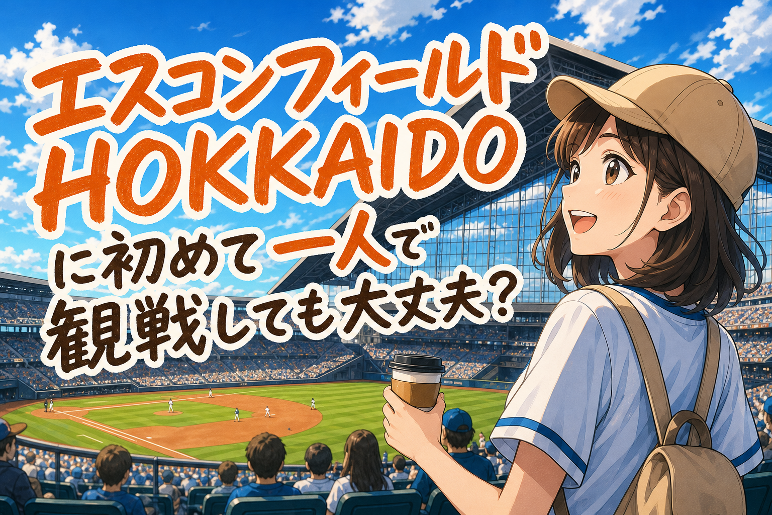 エスコンフィールドHOKKAIDOに初めて一人で観戦しても大丈夫？