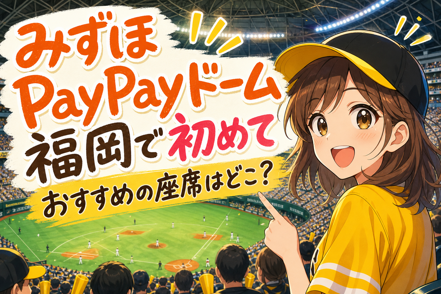みずほPayPayドーム福岡で初めておすすめの座席はどこ?