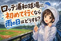 ロッテ浦和球場に初めて行くなら雨の日はどうする？