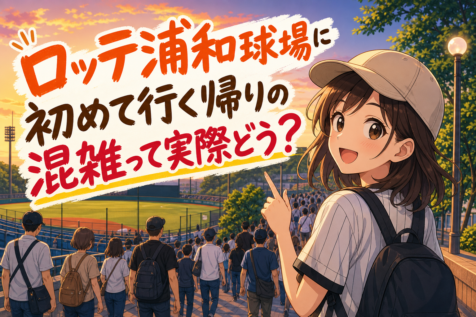 ロッテ浦和球場に初めて行く帰りの混雑って実際どう?