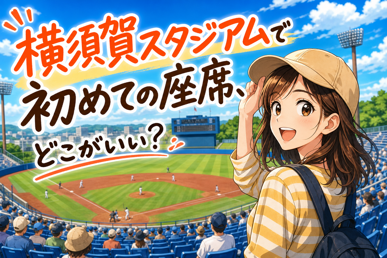 横須賀スタジアムで初めての座席、どこがいい?