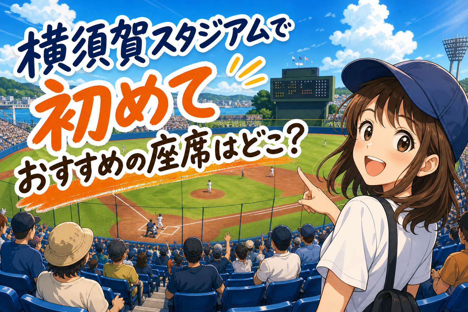 横須賀スタジアムで初めておすすめの座席はどこ？